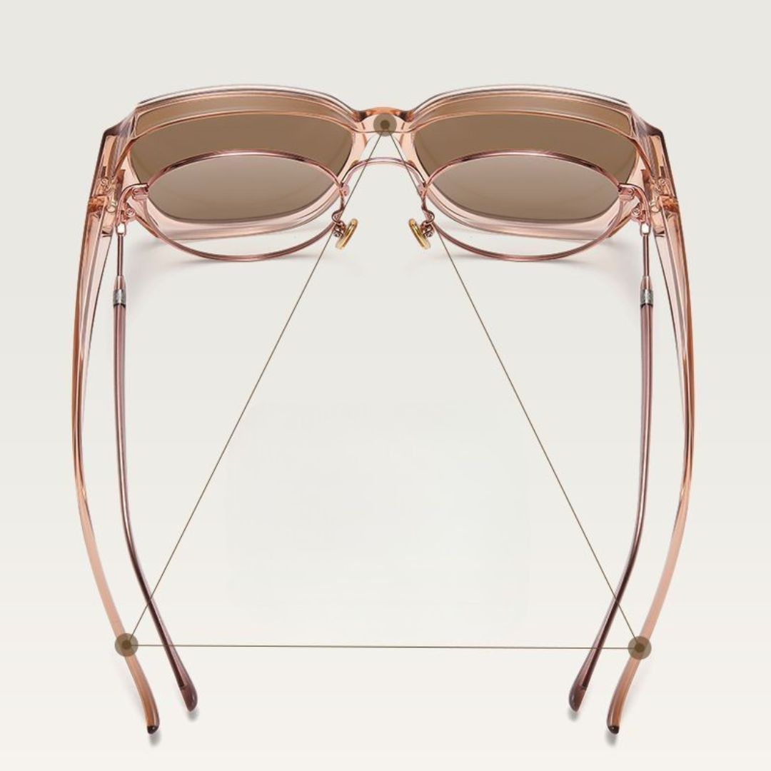 Óculos de Sol Feminino UV400 – Estilo e Proteção - Sartori Glass