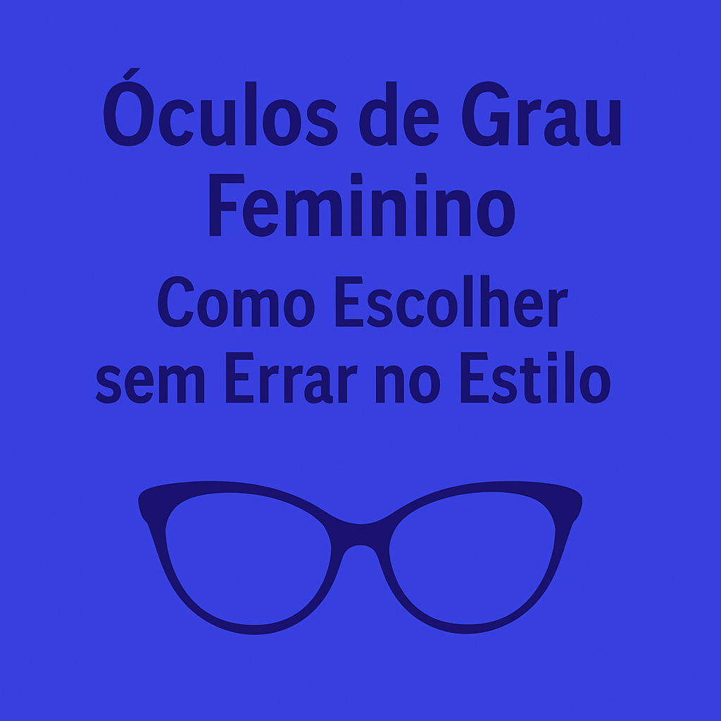 Descubra como escolher o óculos de grau feminino ideal, considerando formato do rosto, estilo pessoal e conforto. Guia prático para acertar sem erros.