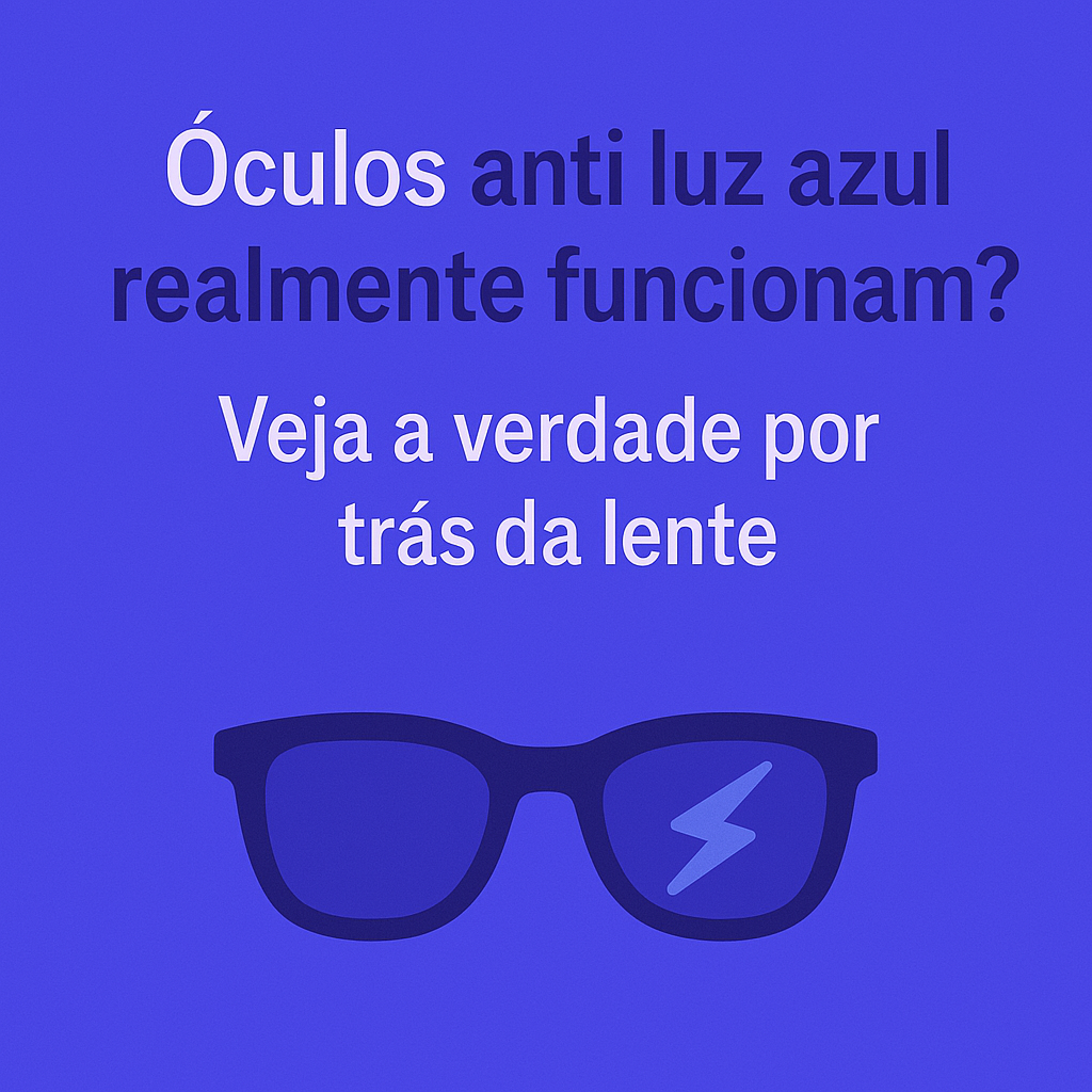 Entenda como funcionam os óculos com filtro de luz azul, o que dizem os estudos e se vale a pena investir para proteger sua visão no uso diário de telas.