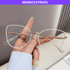 Óculos Feminino Pandora + Lentes Anti Luz Azul e UV400