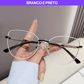 Óculos Feminino Pandora + Lentes Anti Luz Azul e UV400