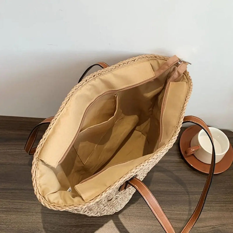 Bolsa Feminina de Palha para Praia - Sartori