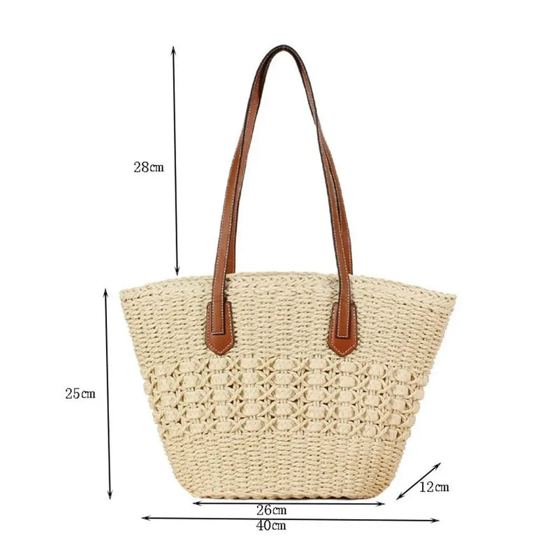 Bolsa Feminina de Palha para Praia - Sartori