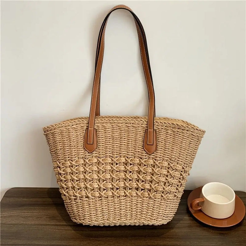 Bolsa Feminina de Palha para Praia - Sartori